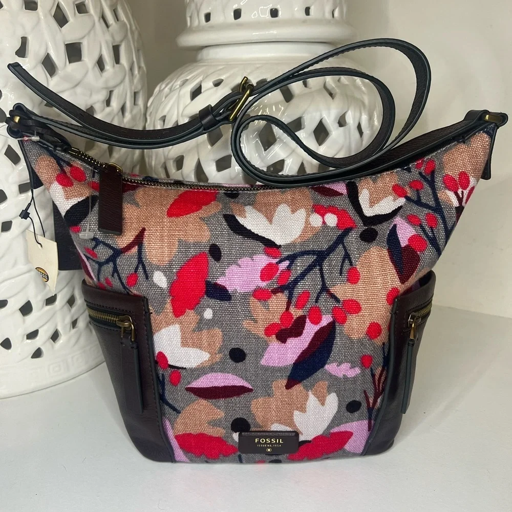 New Fossil Emerson Women's Small Hobo Crossbody Bags Variety Colors NWT